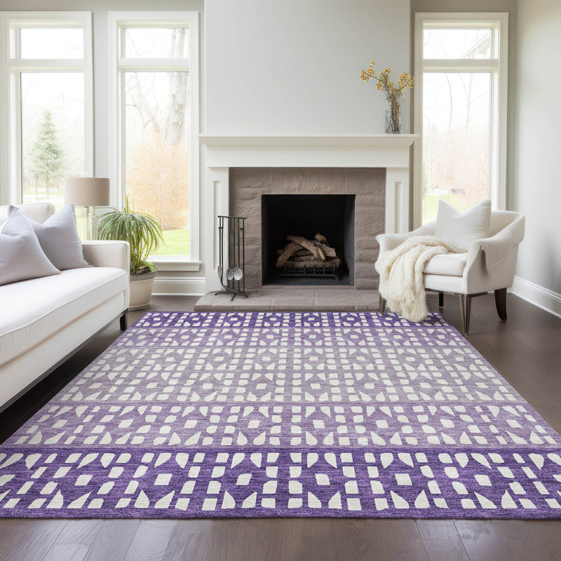  Chayden Area Rug with Non-Slip Backing, Rectangle 2'6" x 3'10"