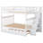 Cheol Solid Wood Standard Bunk Bed with Trundle-2069036733