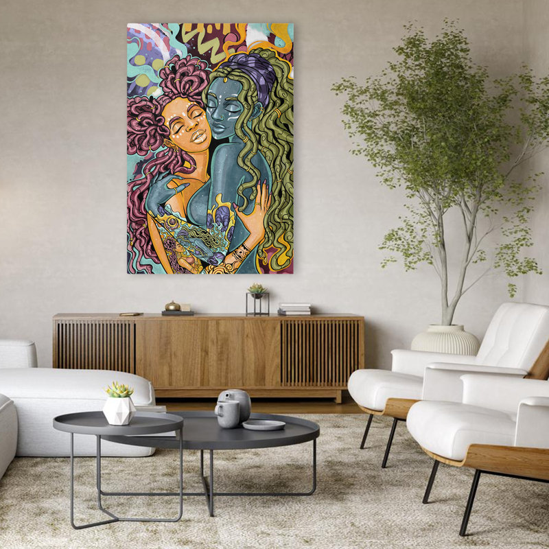 «Forever Original» - art figuratif multicultural, H 48 po x l 32 po