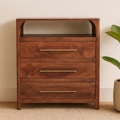 Commode 3 tiroirs Arc-line