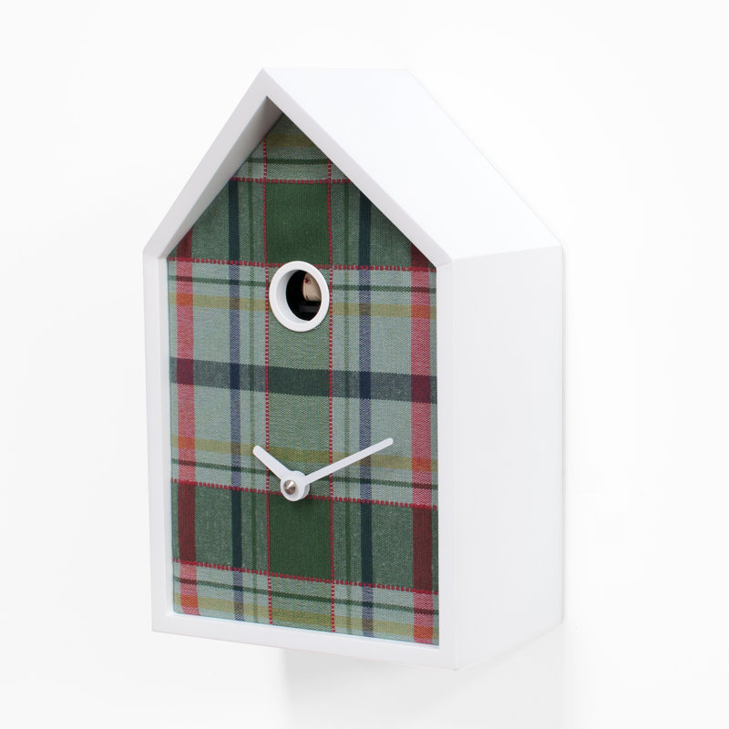 Elmdale Wood Wall Clock, Green