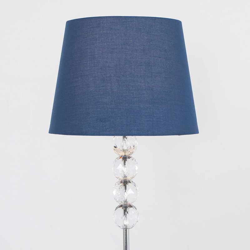 Fassbender 154cm Traditional Floor Lamp, Blue, No Bulb