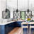 Biyanka 3 - Light Stainless Steel Kitchen Island Pendant