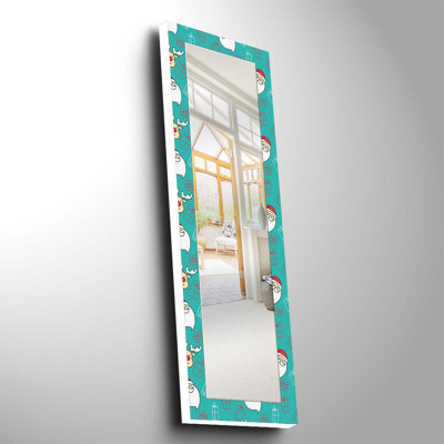 Engineered Wood Flat Wall Mirror