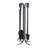 Abdalhai Iron Fireplace Tool Set