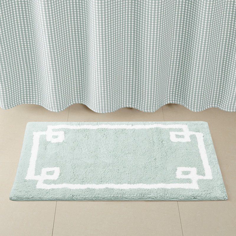 Tapis pour salle de bain Makiba, Écume de mer, écume de mer, L 24 po x L 72 po