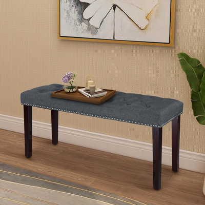Banc rembourré de 38 po