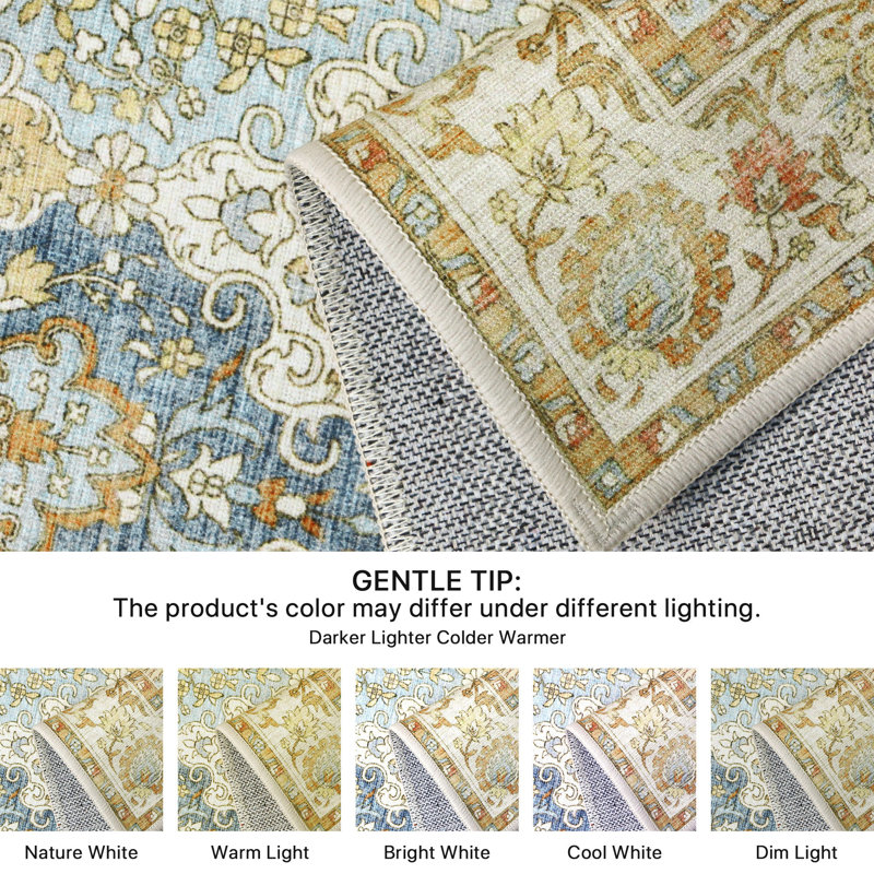 Geometric Machine Printed Area Rug, Rectangle 160 x 230 cm