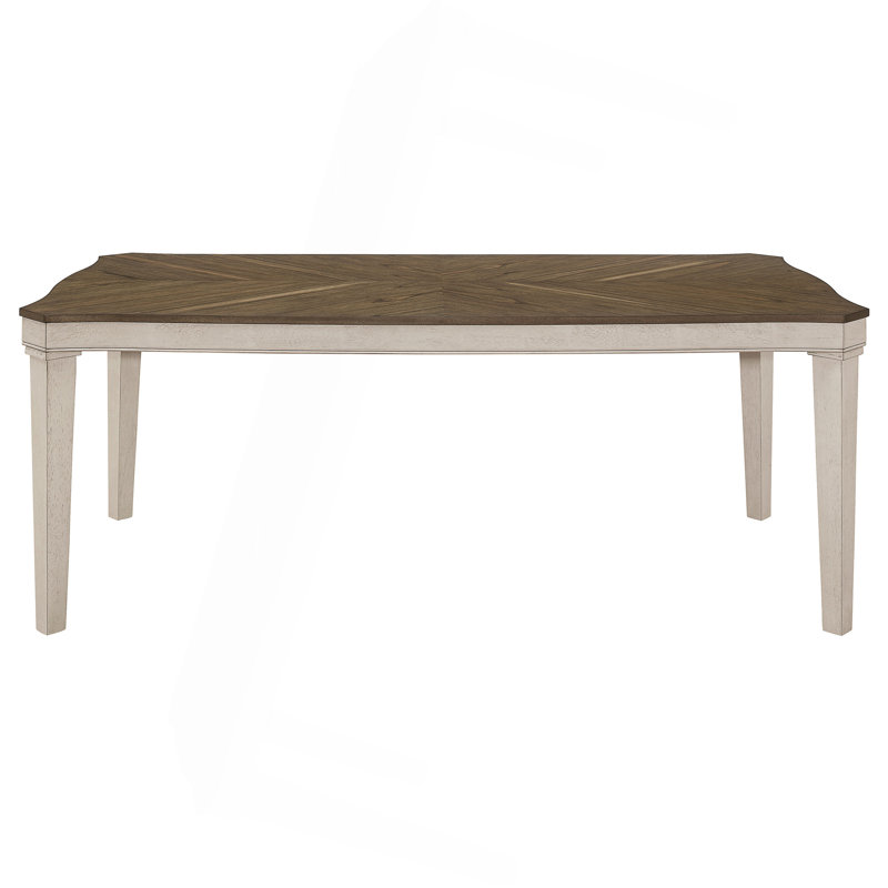 Seaside Nutmeg And Rustic Cream Dining Table