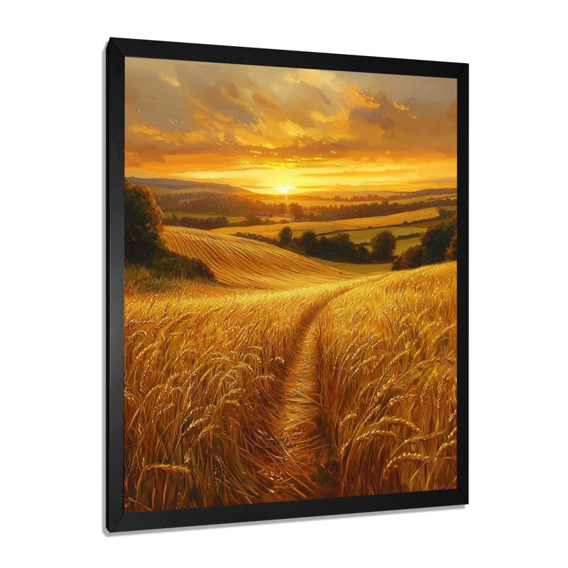 Hindsboro - paysages, impressions sur toile, H 20 po x l 12 po, Reproduction encadrée d'une seule photo