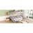 Full XL Over Queen Metal Bunk Bed With Trundle-393162832