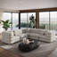 Canapé modulaire en velours 5 pièces Jubilee-104318349