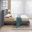 Velvet Button Tufted-Upholstered Queen Platform Bed With Wings Design, Strong Wood Slat Support, And Easy Assembly