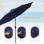 Parasol de marché rond 106,3 po Asyraf-543737102