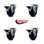Solid Poly Swivel Posi Brake Caster