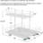 White Steel Double-Tier Pantry Organizer-2110746388