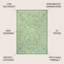 Tapis d'intérieur / extérieur crème / vert Massimo Bohemian Medallion-896557370