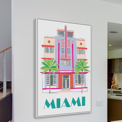 Miami Art Deco - impression d'art graphique