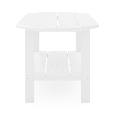 Table d'appoint ovale d'extérieur Ippolito
