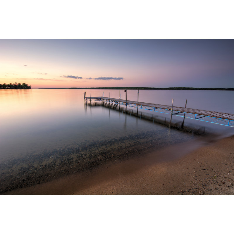 Plage de sable - photographie sur toile tendue, L 36 po x H 24 po