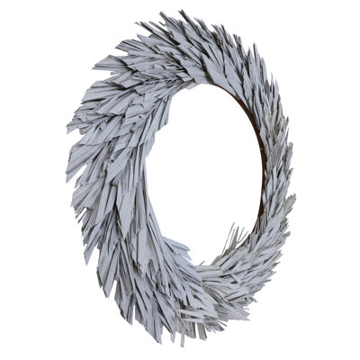 Preserved Canna Leaf Real Greenery 1.77'' Wreath
