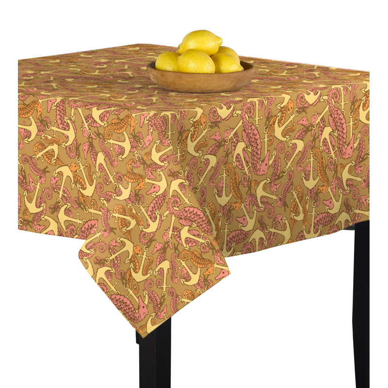 Winsome Geometric Square Tablecloth, 84" x 84"