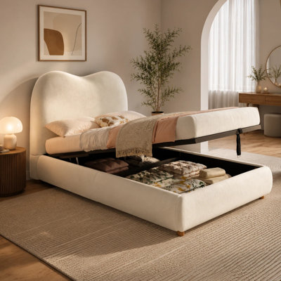European Single (90 x 200 cm) Lift Up Storage Bed Frame