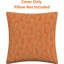 Indoor / Outdoor Orange Square Cushion Cover-374611908