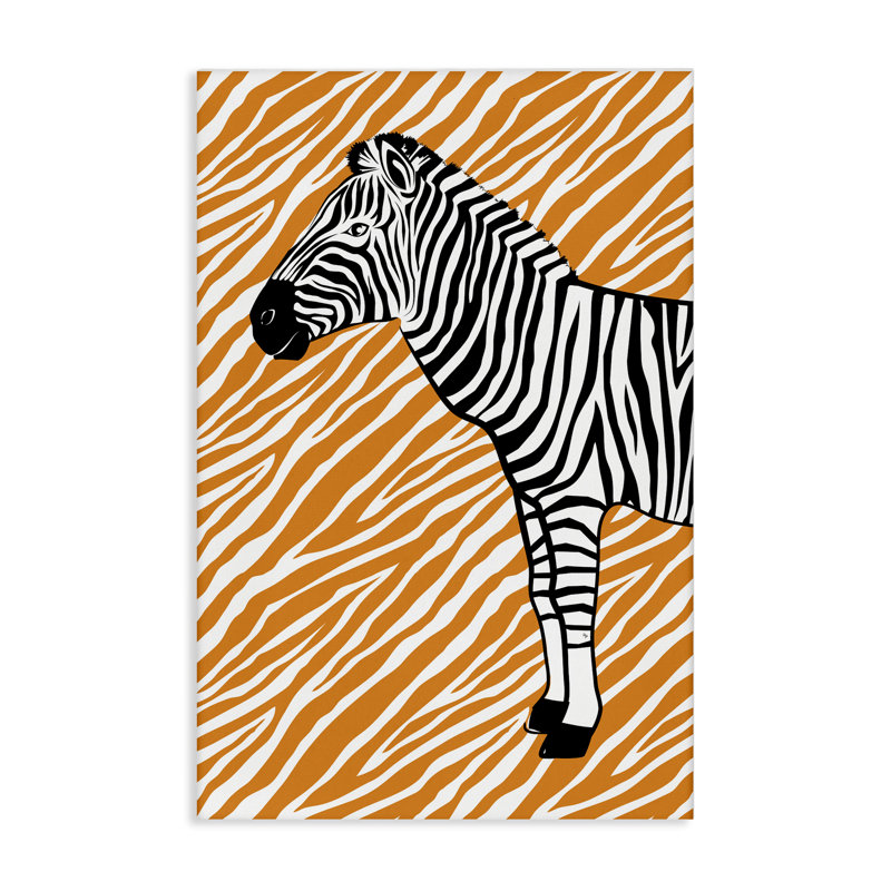 «Zebra Stripes» par Martina Pavlova, H 45 po x l 30 po