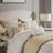 Royce Ivory Jacquard Geometric 10-Piece King Comforter Set-111626566-111626567