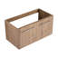 Ensemble d'armoire de rangement pour lavabo de salle de bain 36 po, porte à fermeture en douceur, meuble-lavabo en imitation de chêne d'alliance moderne avec fermeture en douceur