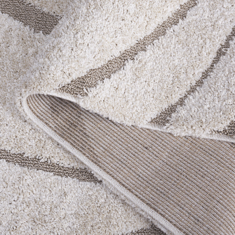 Tapis crème / beige Ashal, Tapis de couloir 2 pi 3 po x 9 pi, Cream/Beige