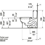 Parts and Accessories Elongated Toilet Seat