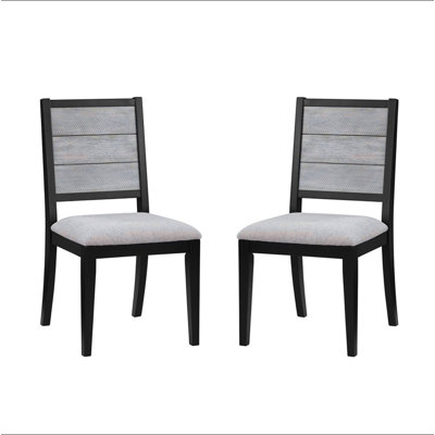 Ensemble de 2 chaises de salle à manger avec siège rembourré