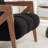 Bula Solid Wood Upholstered Armchair-1990212434