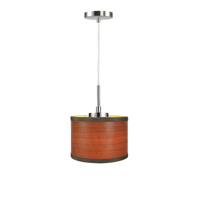 Luminaire suspendu tambour 1 lumière Keiser