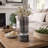 Aurian Glass;Steel Table Vase-434678925