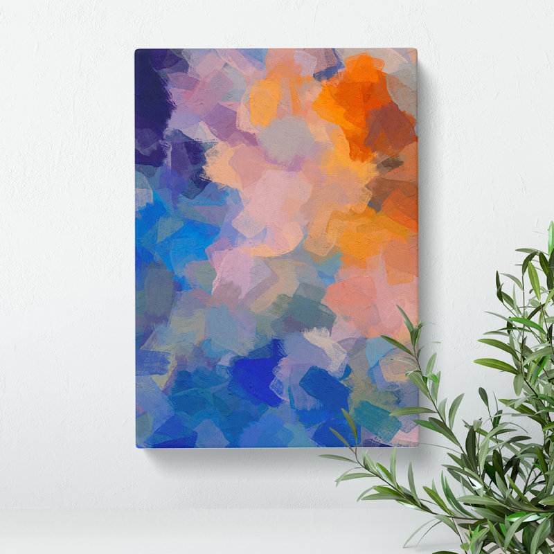 Flow Free Abstract - Wrapped Canvas, 60cm H x 40cm W x 3cm D