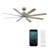 Renegade 8 - Blade Outdoor / Indoor Smart Ceiling Fan with Remote Control and LED Light Kit Included, Works With Alexa and iOS or Android App-48482672-48482675-48482677
