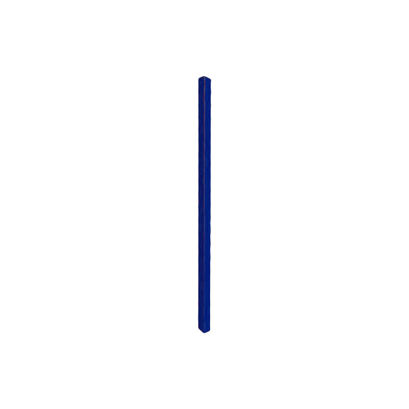 Poteau pour tableau communautaire simple face, Bleu