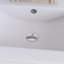 Meuble-lavabo simple autoportant de 30 po avec plateau intégré en céramique blanche-1794635048