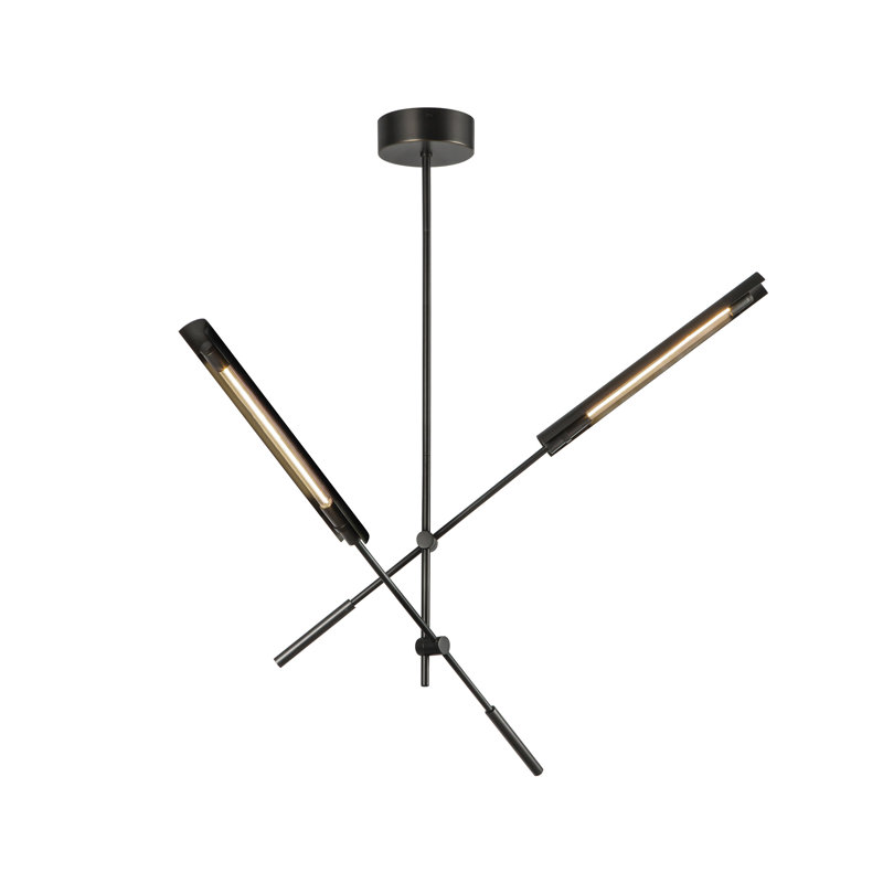 Astrid 2 - Light LED Chandelier, Urban Bronze