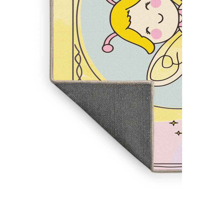 Tapis fantaisie East Urban Home, Rectangulaire 2 pi x 3 pi