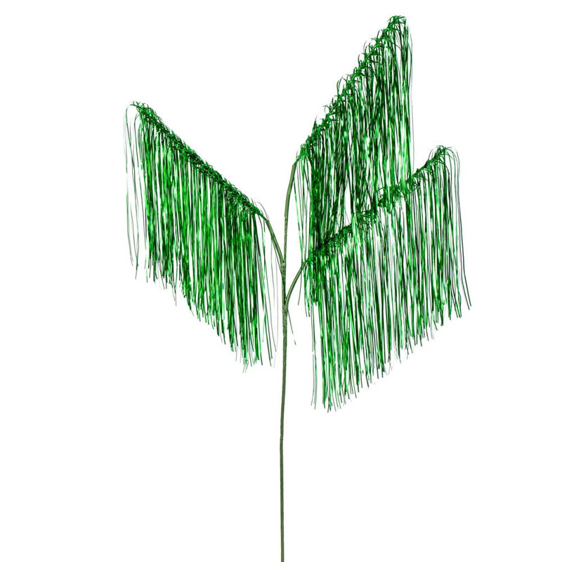 Tinsel Icicle Stems, Dark Green