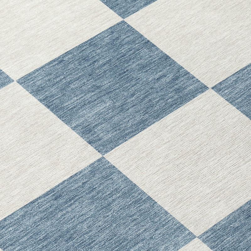 Tapis géométrique intérieur / extérieur lavable à la machine Chantille ACN2345, Rectangle 10 pi x 14 pi