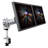  Dual Arm Articulating Computer Monitor Height Adjustable 2 Screen Desk Mount-54520587