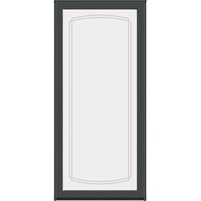 60MT Maximum View Reversible Hinge Storm Door Full-View Beveled Glass with Interchangeable Screen