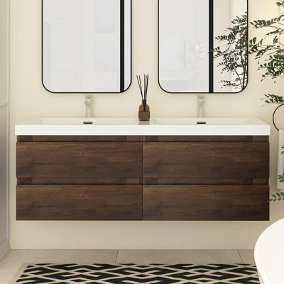 Meuble-lavabo double 59,05 po Quickel