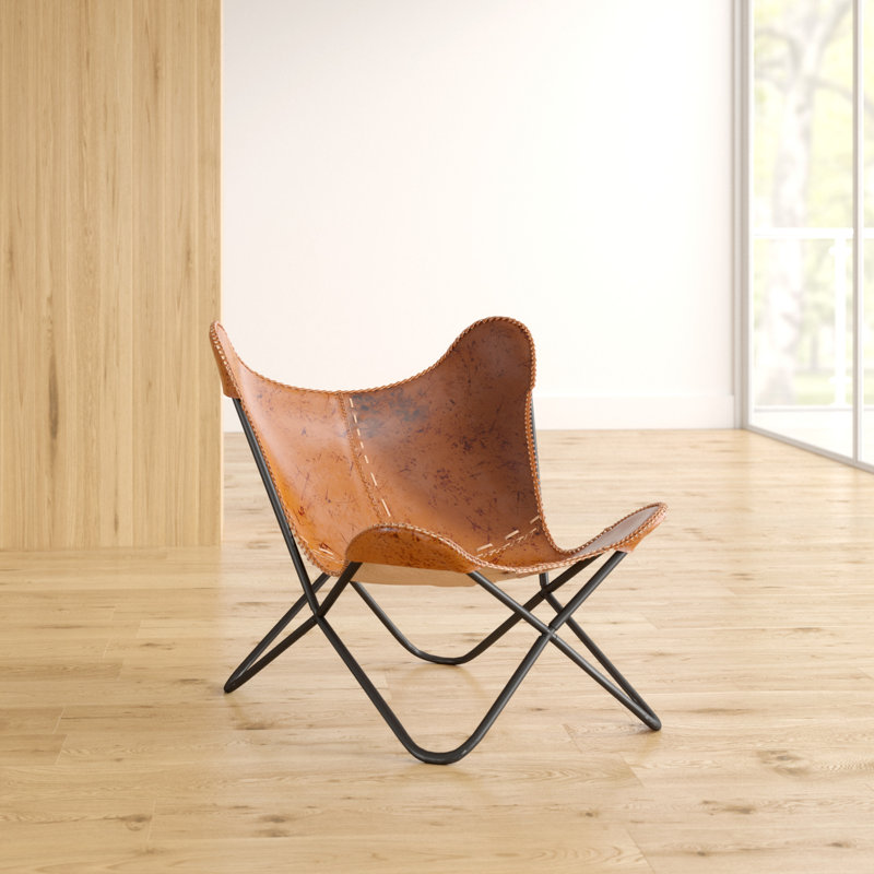 Aadhvika Upholstered Accent Chair, Brown