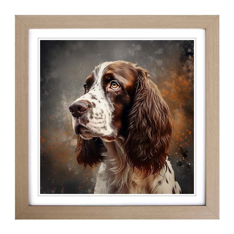 Single Picture Frame Print on Wood, Oak